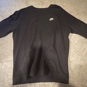 Nike navy blue crew neck size large